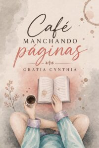Imagem da capa do livro "Café manchando páginas" de Gratia Cynthia Porto