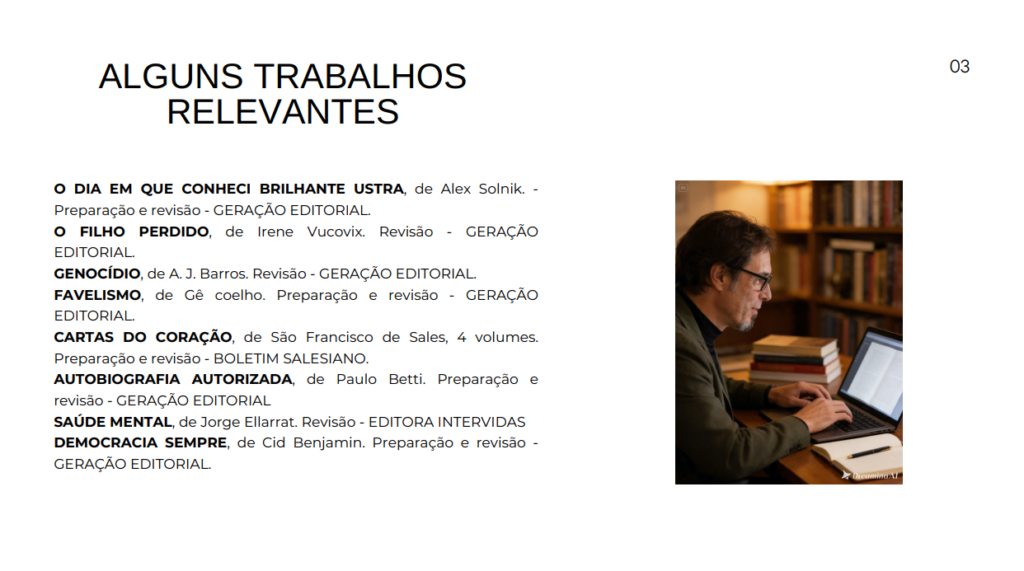 Fernando Castilho - Trabalhos Relevantes - Página 1